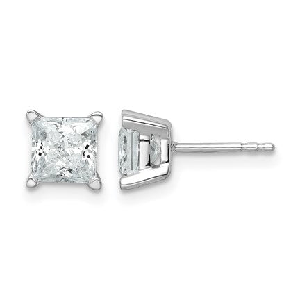 Royale Princess-Cut Lab-Grown Diamond Studs