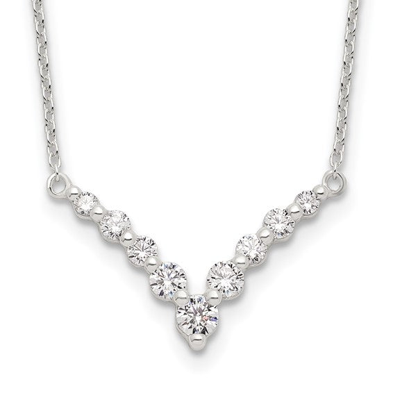 Starlight Sterling Silver Station Necklace
