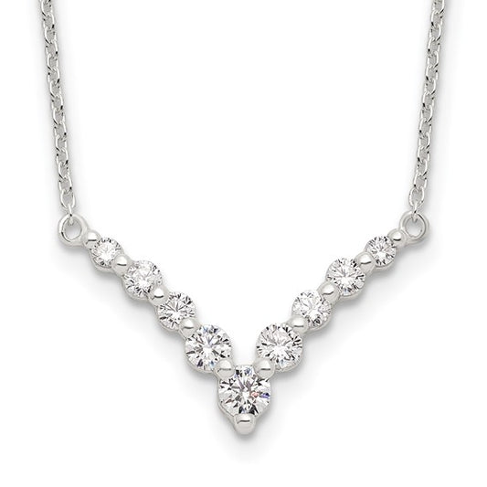 Starlight Sterling Silver Station Necklace