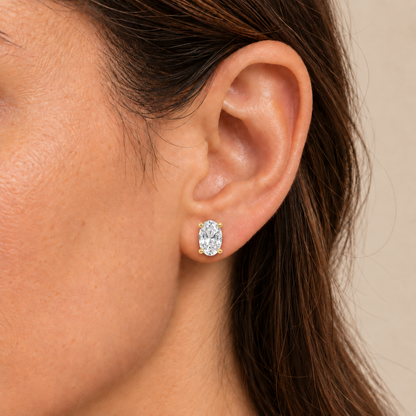 Marlowe Oval Lab-Grown Diamond Studs